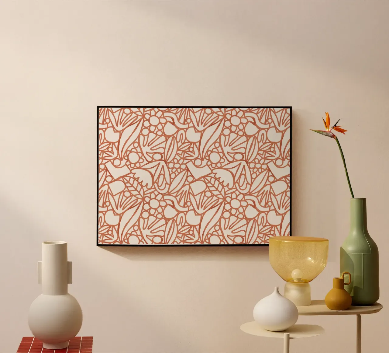 Dancing Shapes (Sienna) plexiglass da treechild