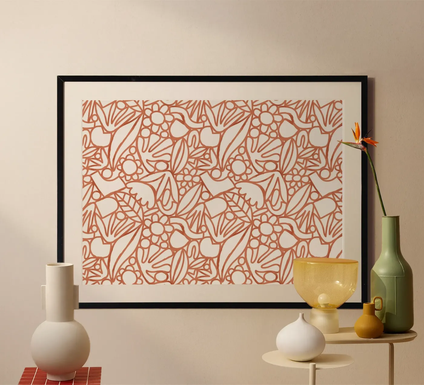 Dancing Shapes (Sienna) poster da treechild