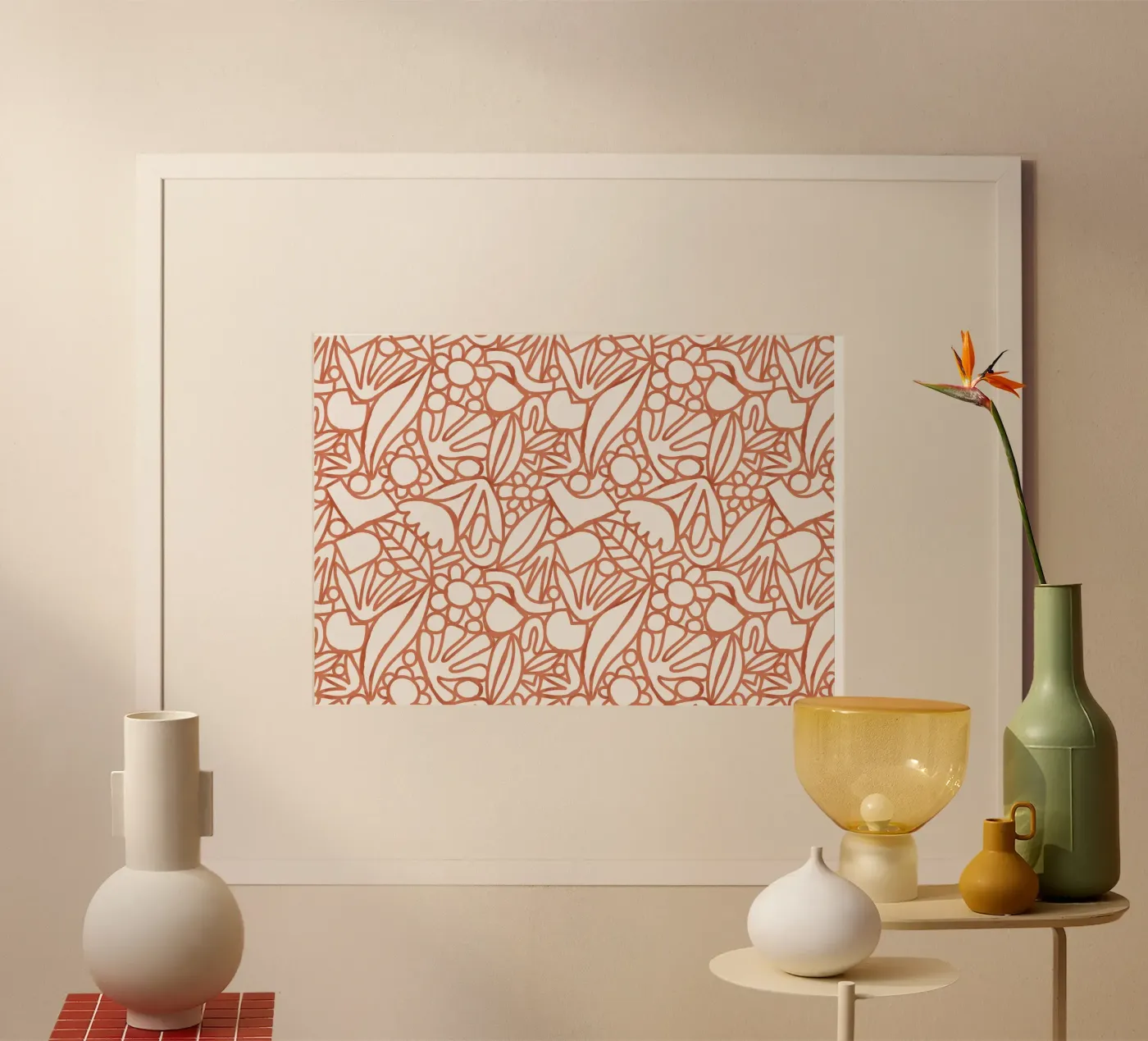 Dancing Shapes (Sienna) poster da treechild