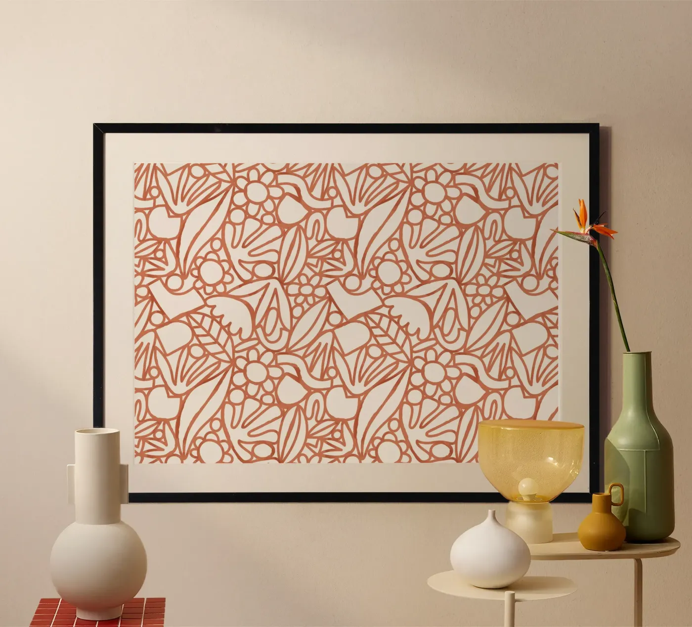 Dancing Shapes (Sienna) poster da treechild