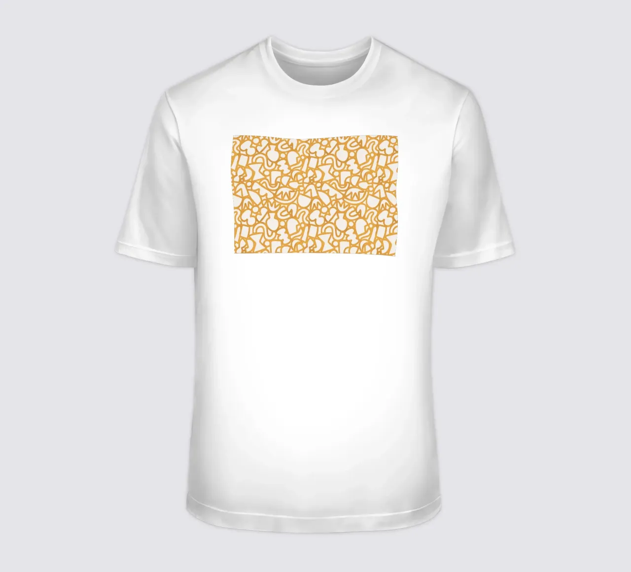 Dancing Shapes (Yellow) t-shirt da treechild