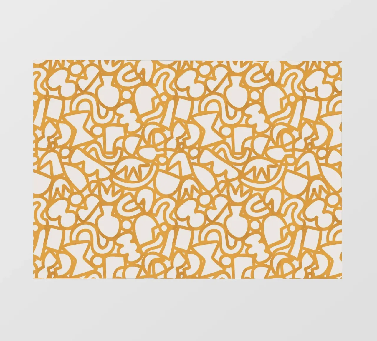 Dancing Shapes (Yellow) telo in pvc da treechild
