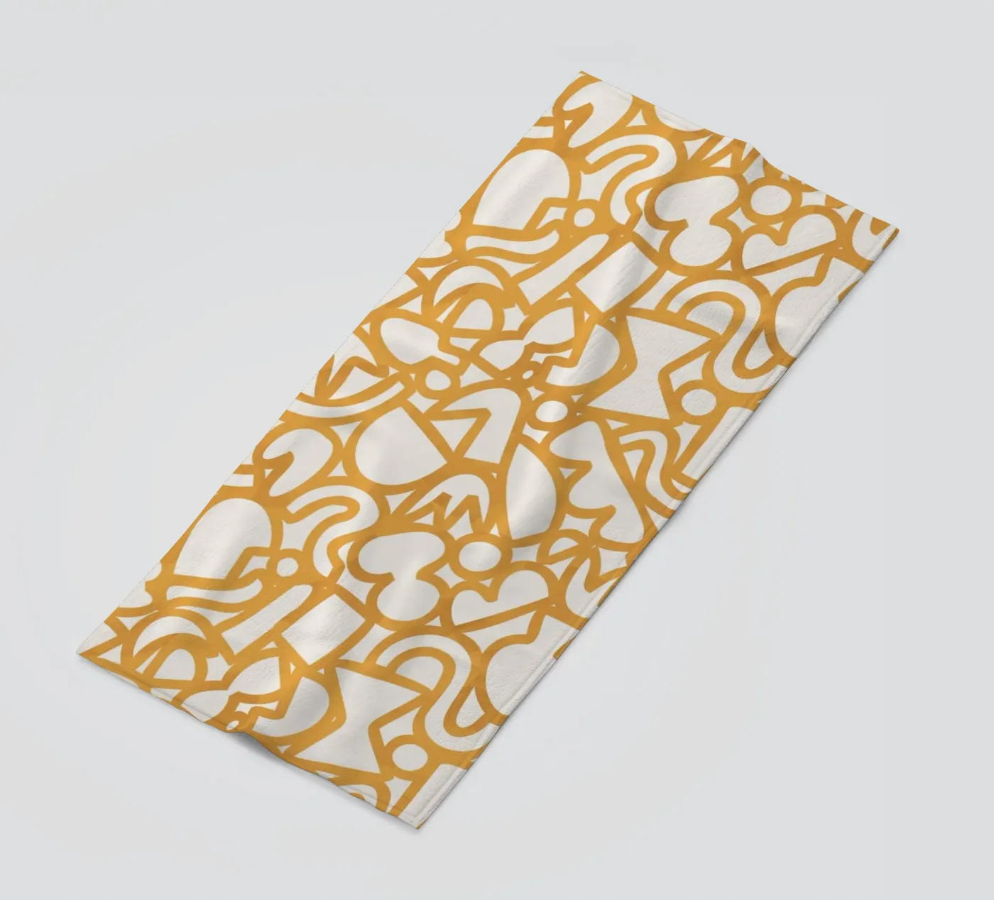 Dancing Shapes (Yellow) telo mare da treechild