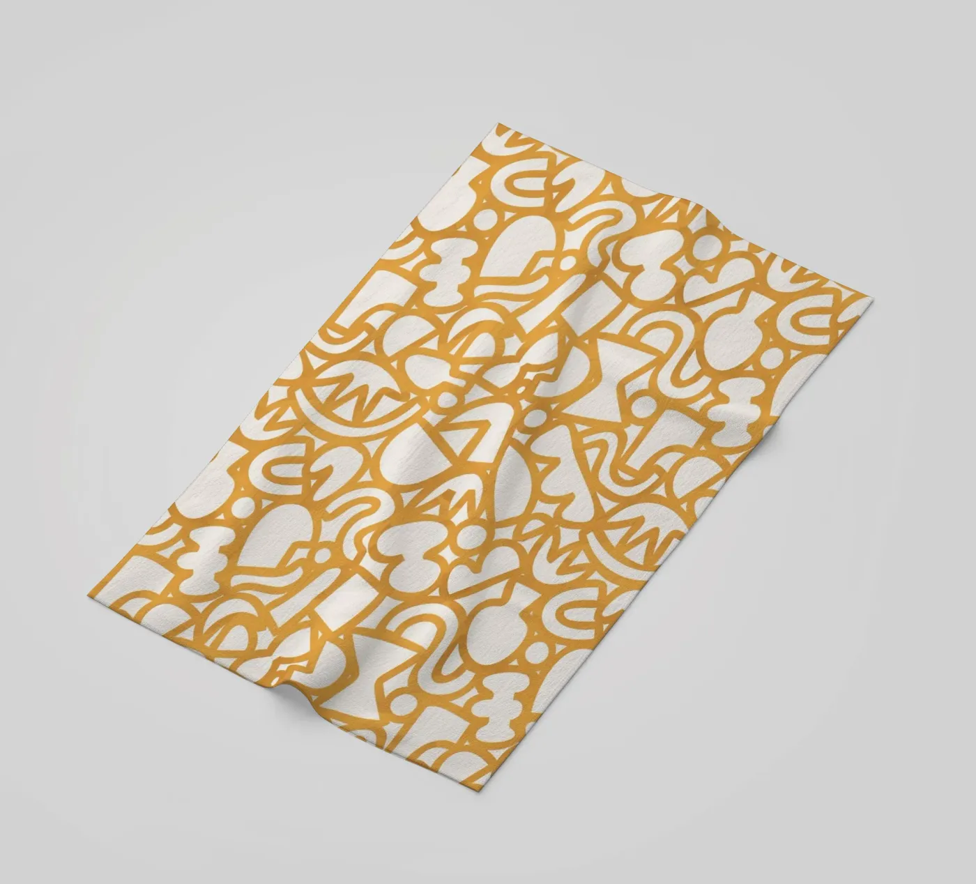 Dancing Shapes (Yellow) telo mare da treechild
