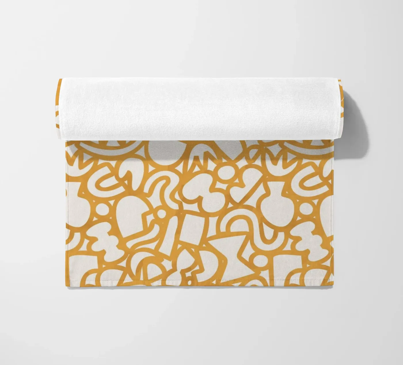 Dancing Shapes (Yellow) telo mare da treechild