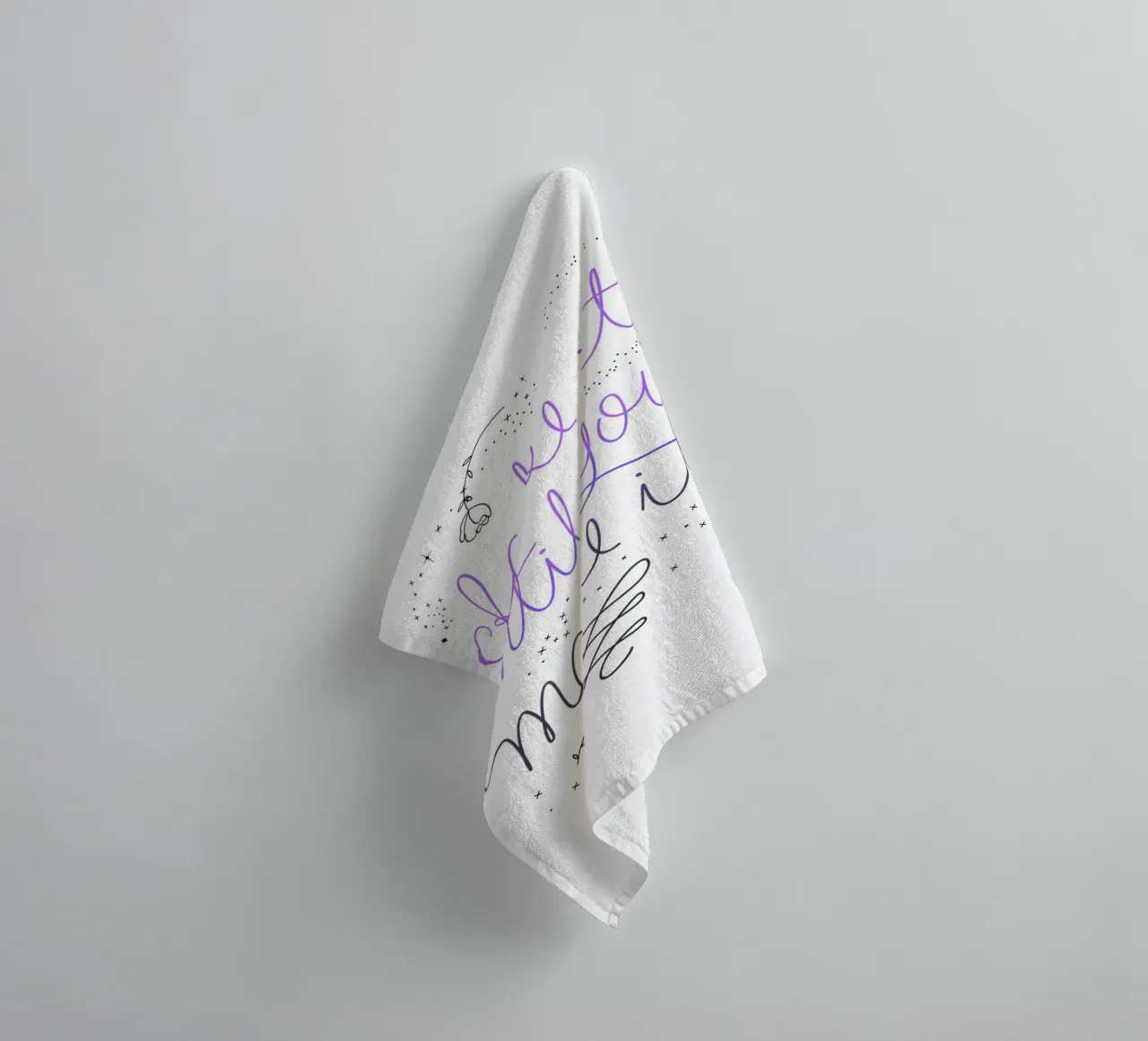 Fake it until you make it asciugamano da bagno da anisillustration