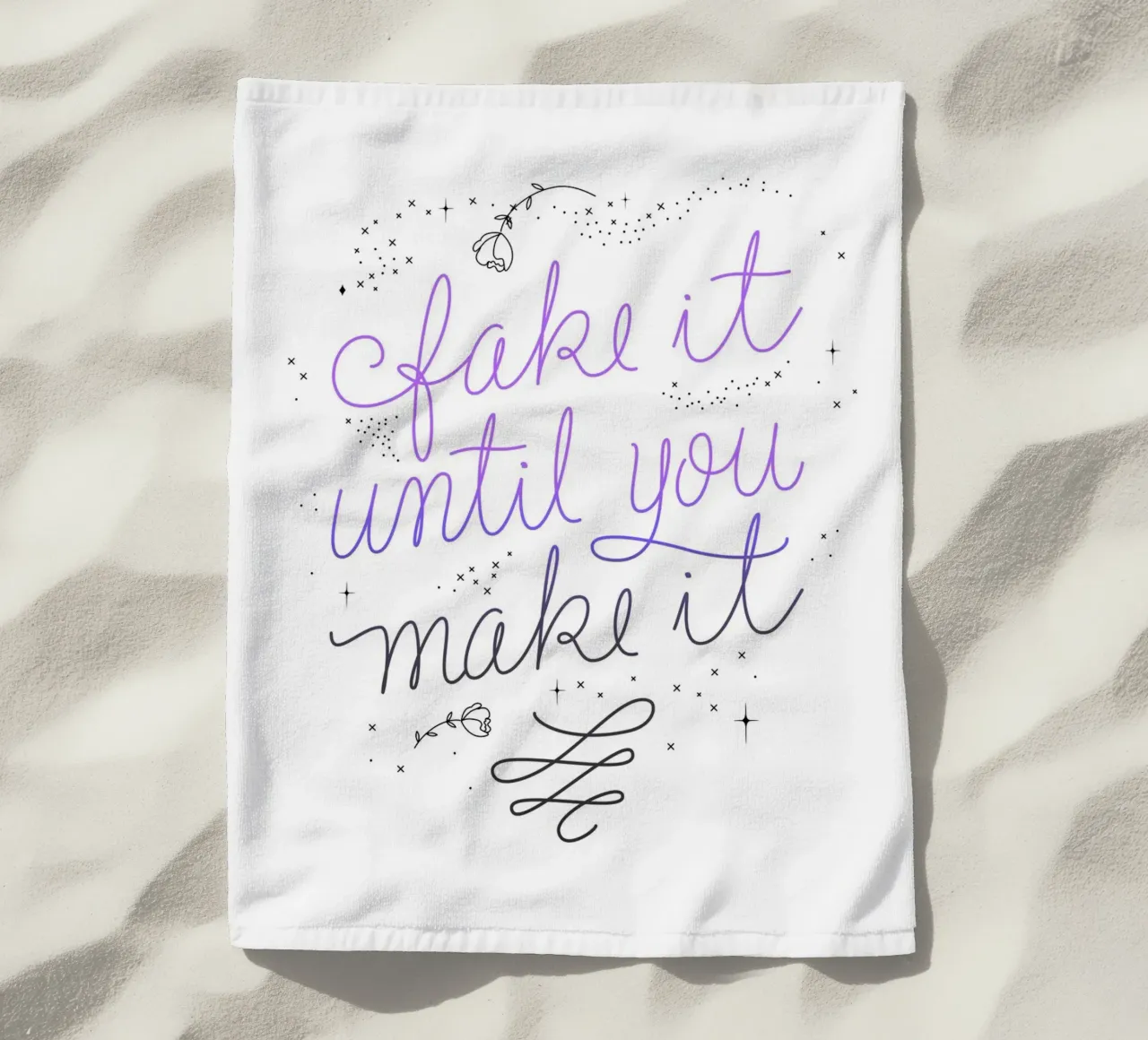 Fake it until you make it telo mare da anisillustration