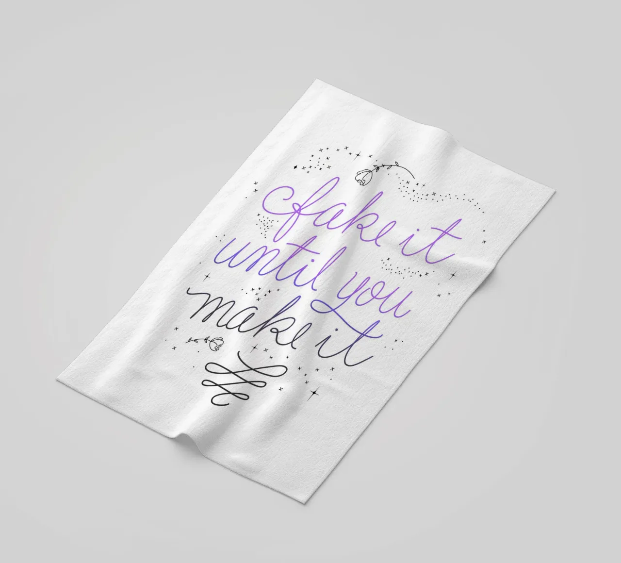 Fake it until you make it telo mare da anisillustration