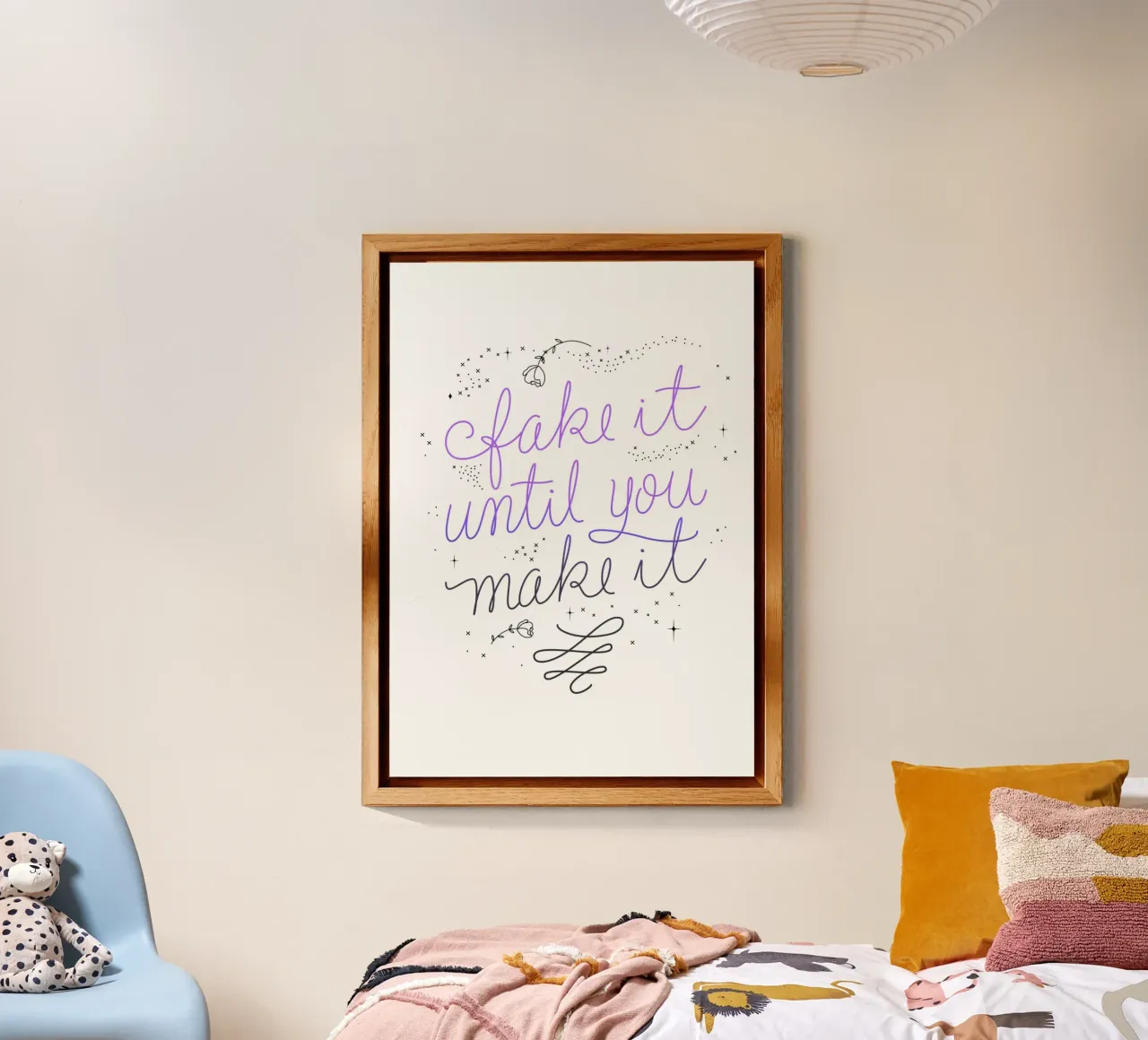 Fake it until you make it alluminio dibond da anisillustration