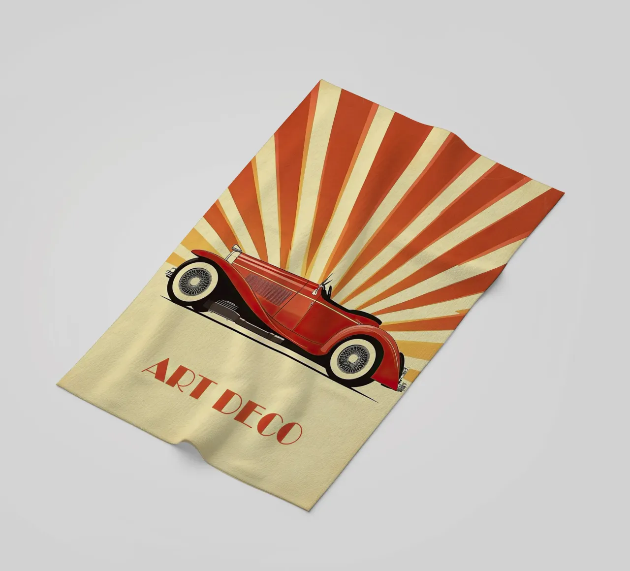 Art Deco Oldtimer Auto telo mare da Nikis Art Studio