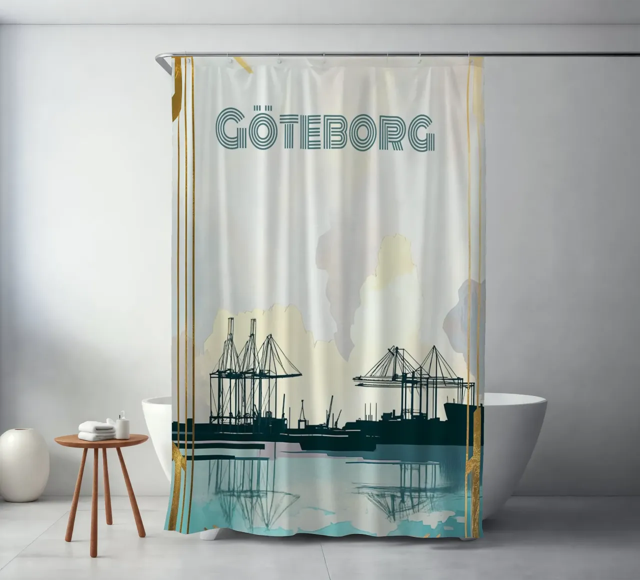 Göteborg, Svezia tenda da doccia da Nikis Art Studio