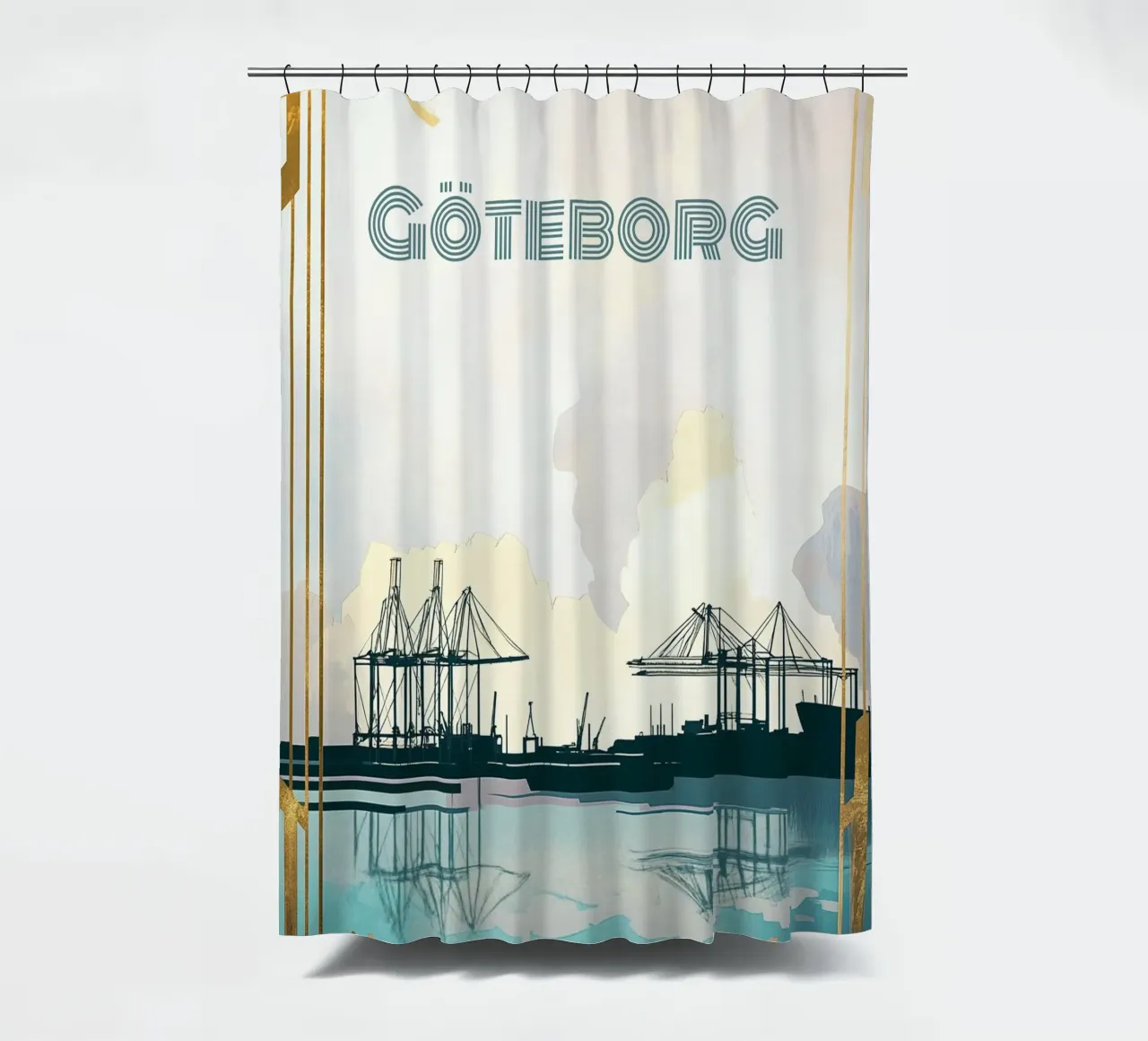 Göteborg, Svezia tenda da doccia da Nikis Art Studio