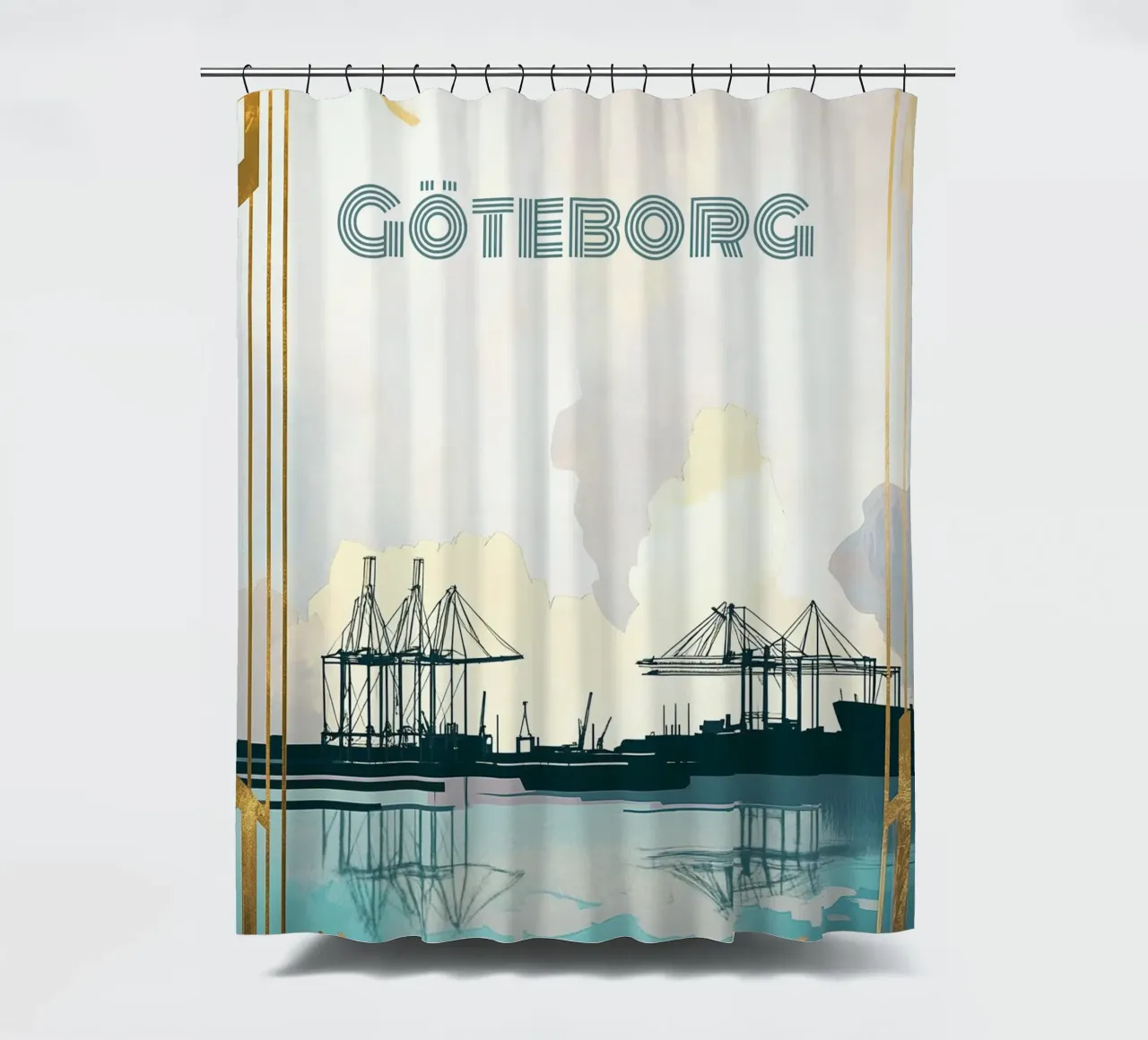 Göteborg, Svezia tenda da doccia da Nikis Art Studio