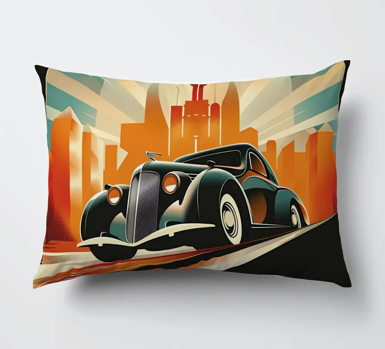 Art Deco Oldtimer Auto cuscino da Nikis Art Studio