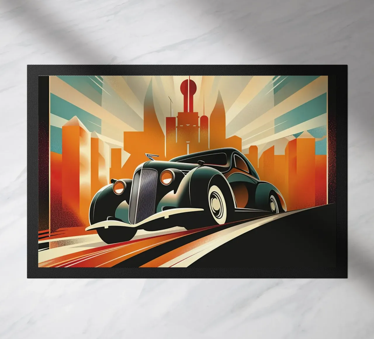 Art Deco Oldtimer Auto zerbino da Nikis Art Studio