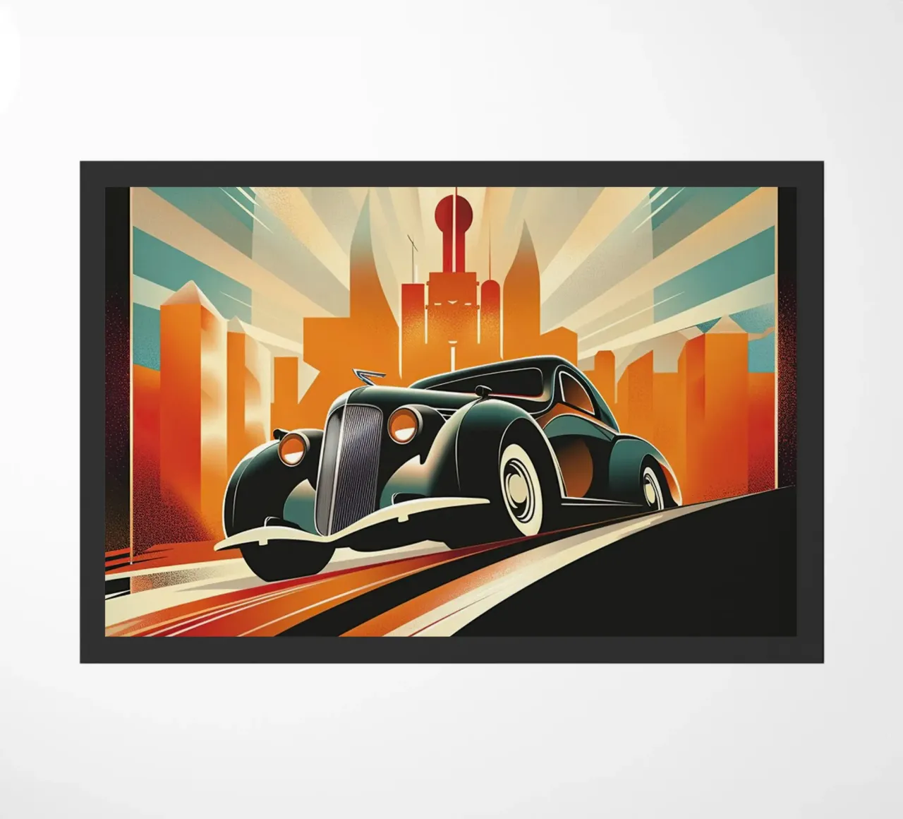 Art Deco Oldtimer Auto zerbino da Nikis Art Studio