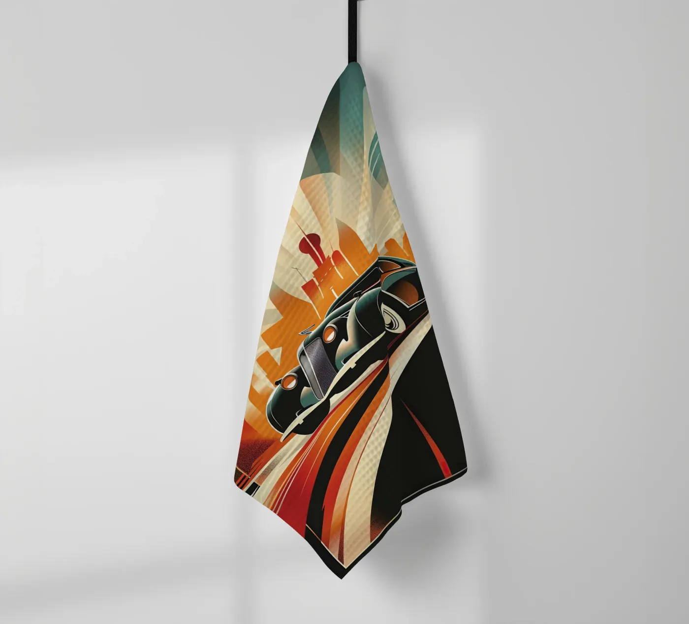 Art Deco Oldtimer Auto canovaccio da cucina da Nikis Art Studio