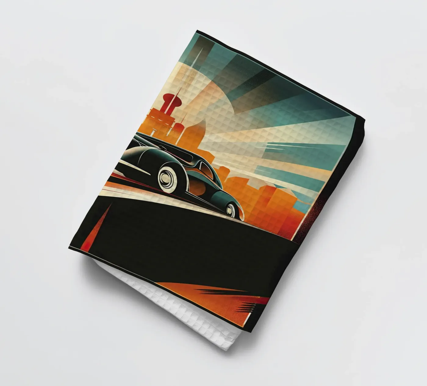 Art Deco Oldtimer Auto canovaccio da cucina da Nikis Art Studio