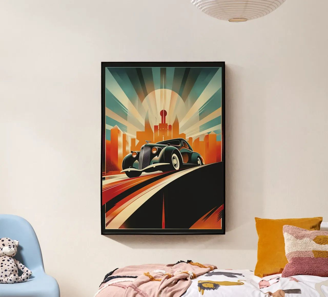 Art Deco Oldtimer Auto plexiglass da Nikis Art Studio