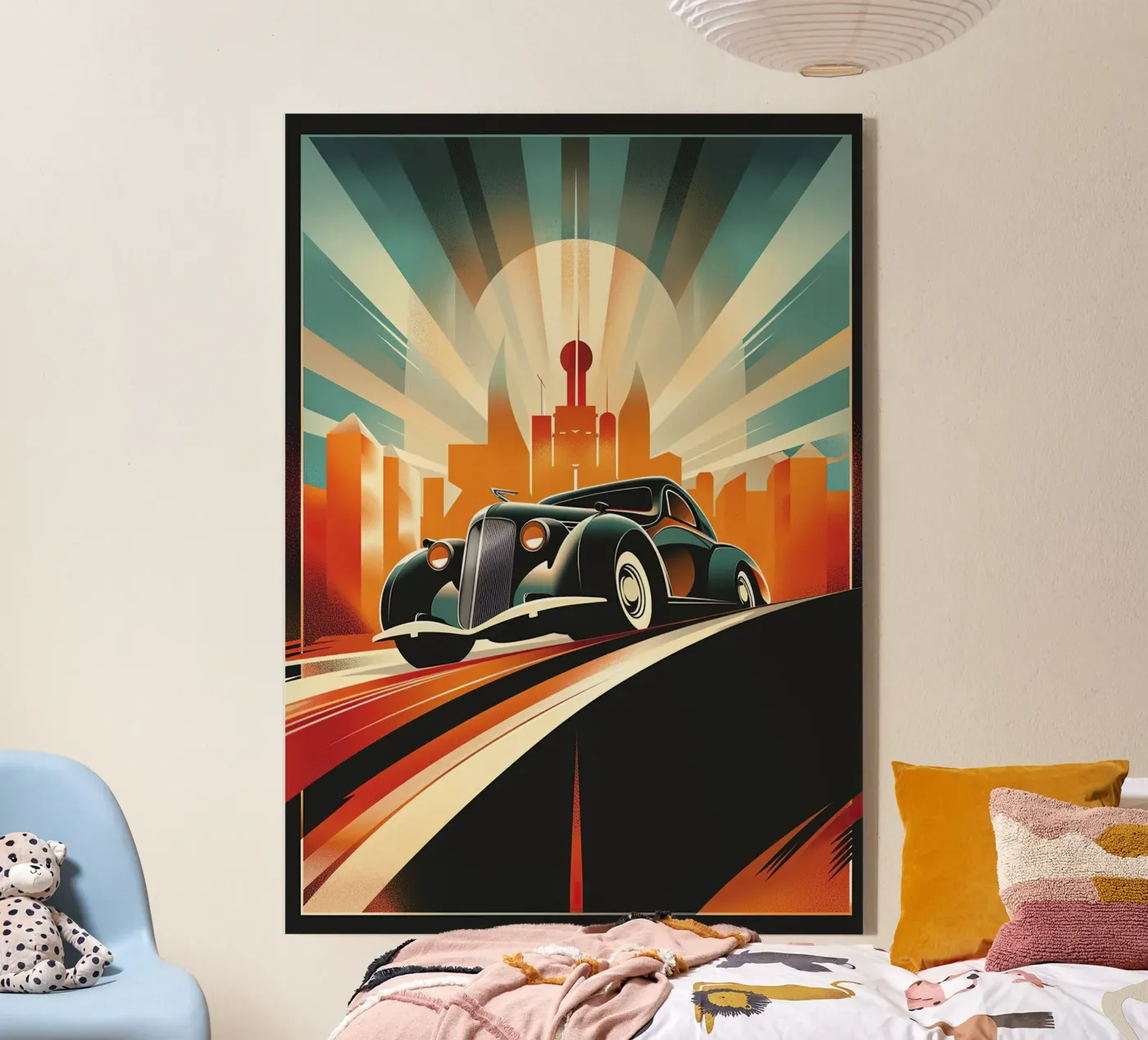 Art Deco Oldtimer Auto plexiglas de Nikis Art Studio