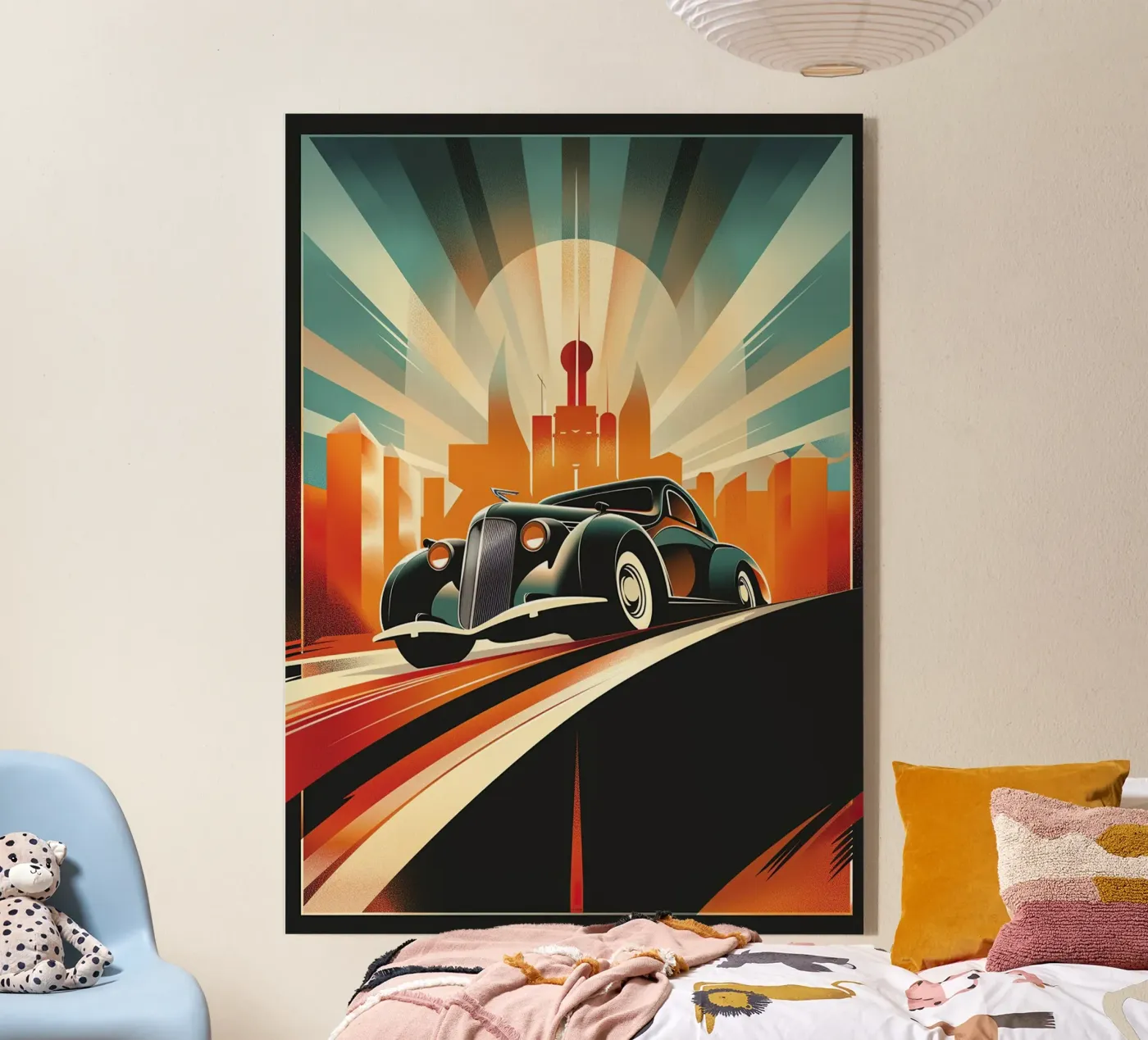 Art Deco Oldtimer Auto plexiglas de Nikis Art Studio