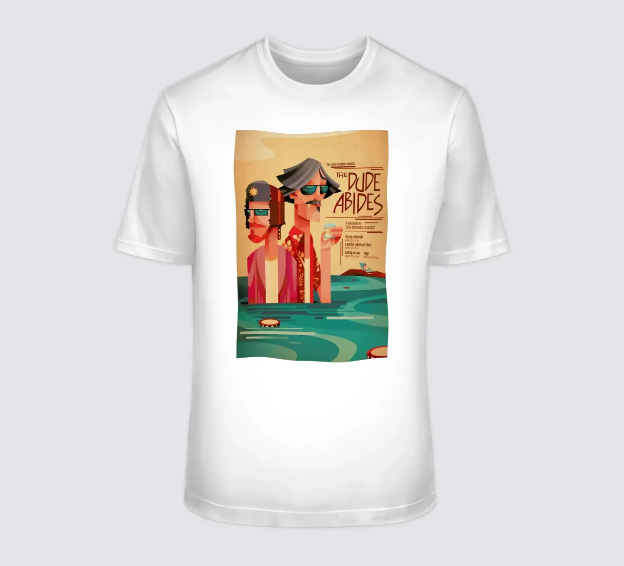 The Dude Abides t-shirt by Sean Loose