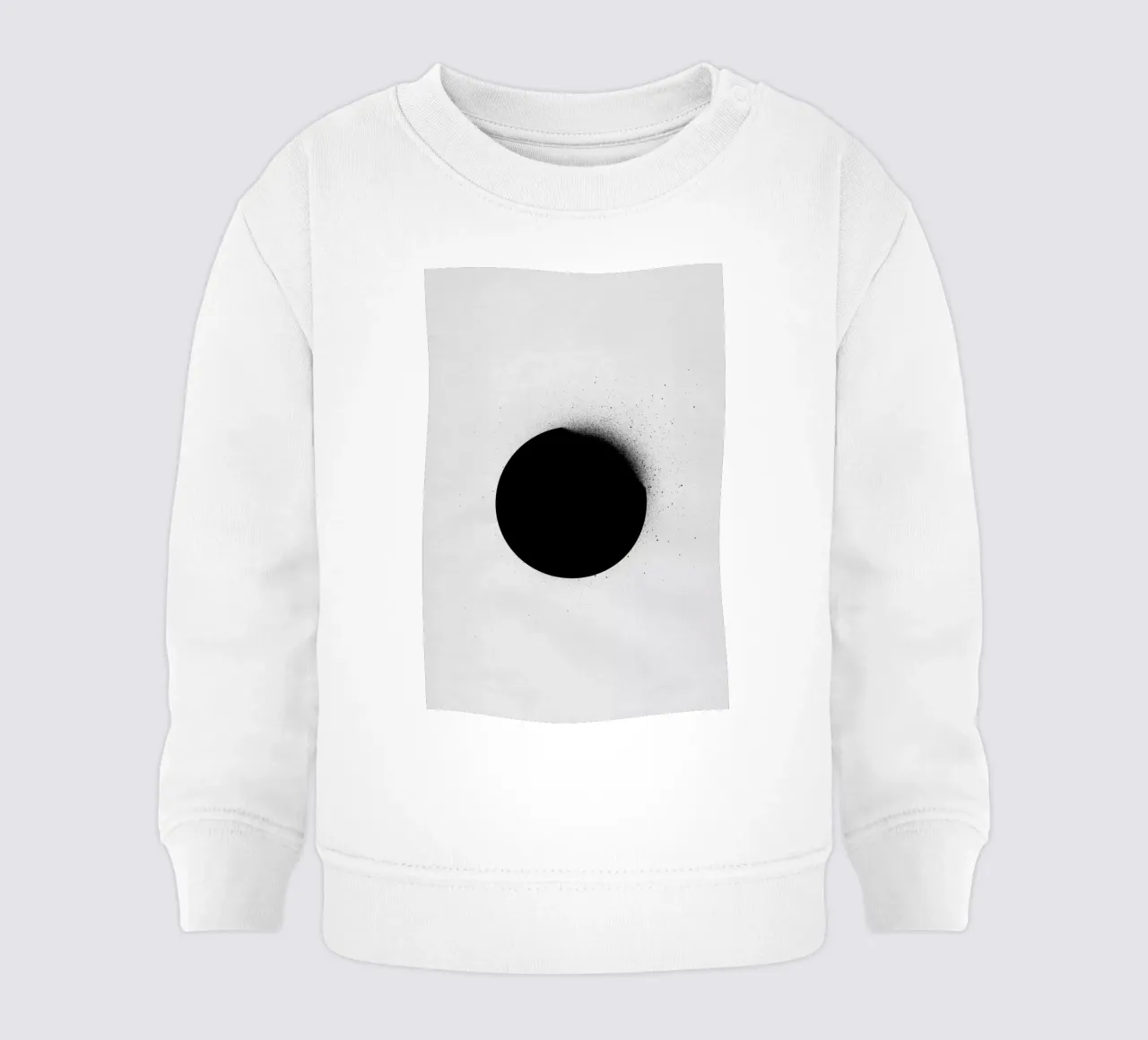 Black 01 baby sweatshirt by STUDIO LEEMO