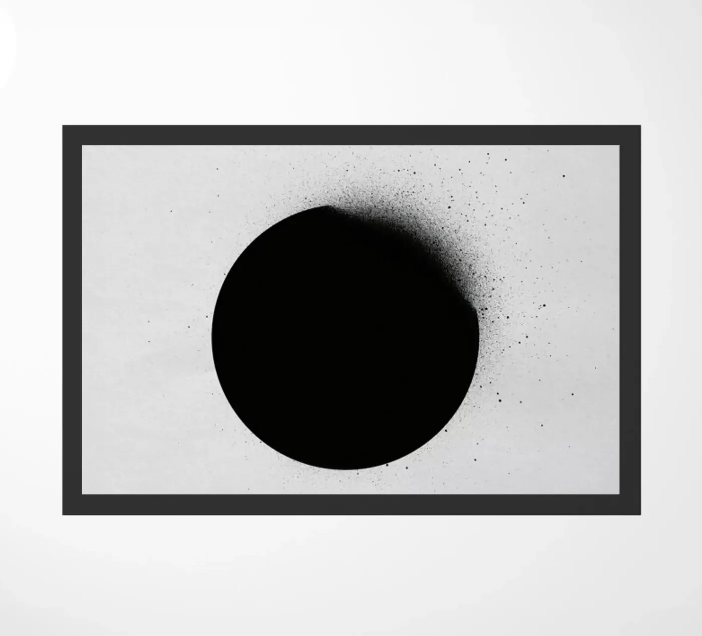 Black 01 deurmat van STUDIO LEEMO