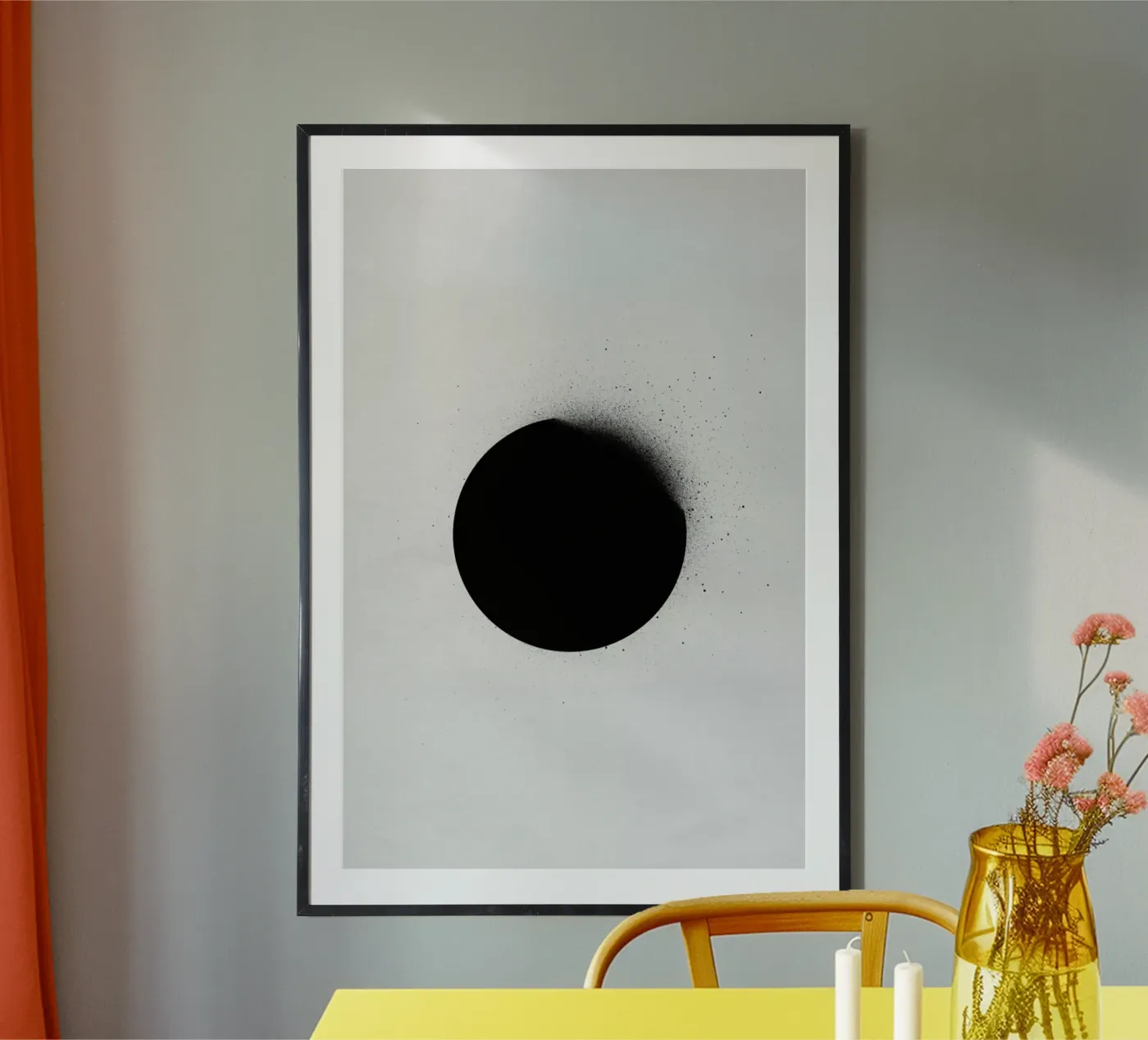 Black 01 poster van STUDIO LEEMO
