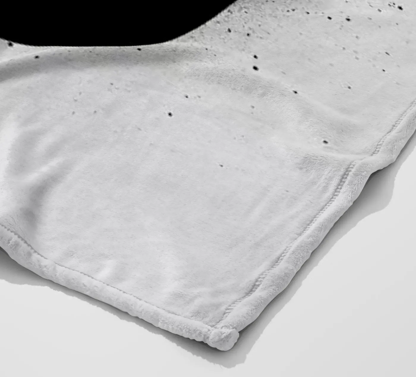 Black 01 fleecedeken van STUDIO LEEMO