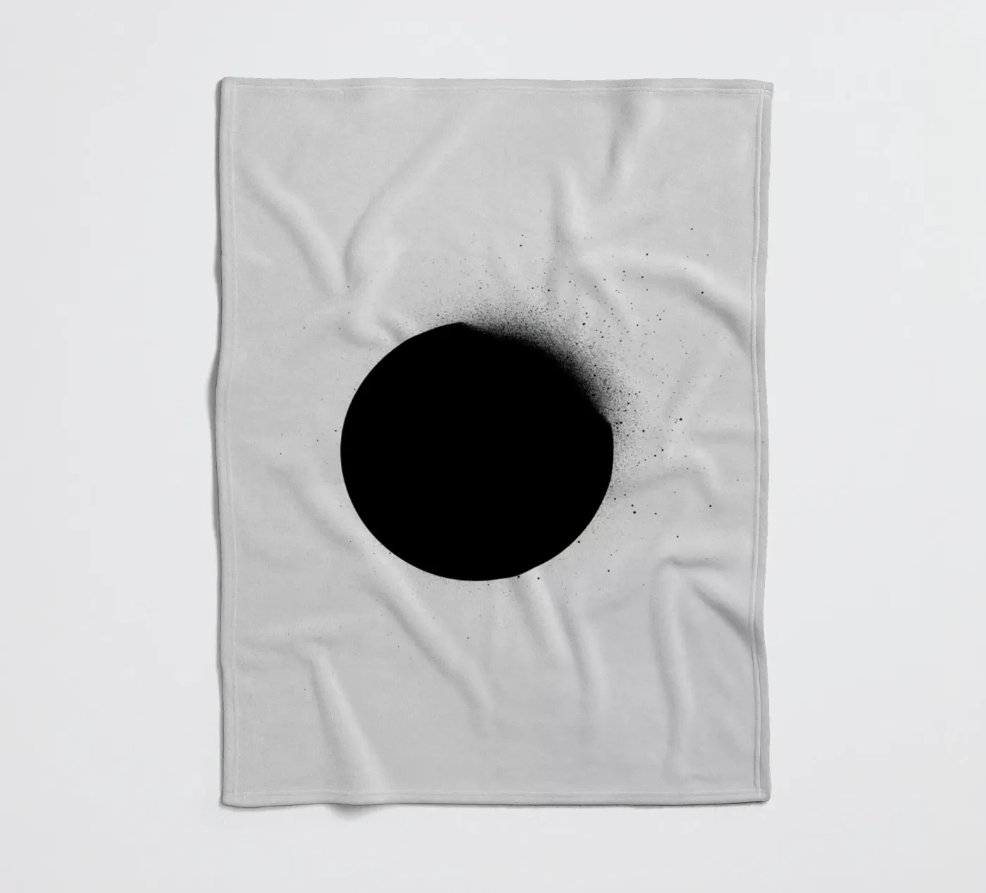 Black 01 fleecedeken van STUDIO LEEMO