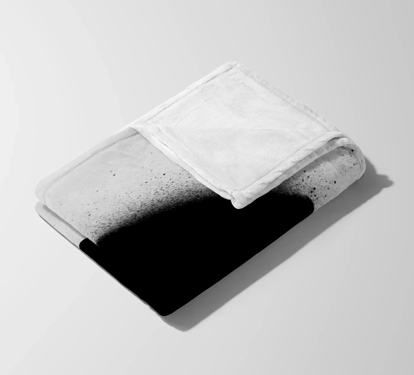 Black 01 Fleecedecke von STUDIO LEEMO