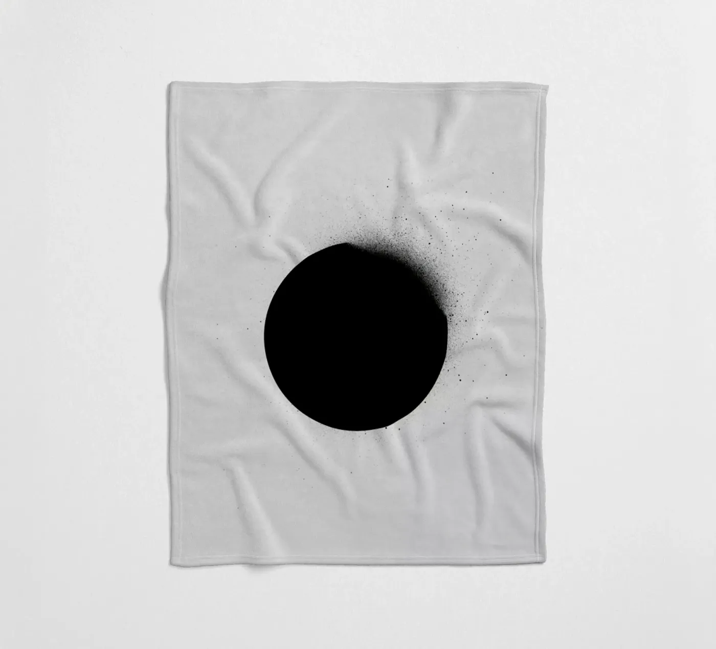 Black 01 fleecedeken van STUDIO LEEMO