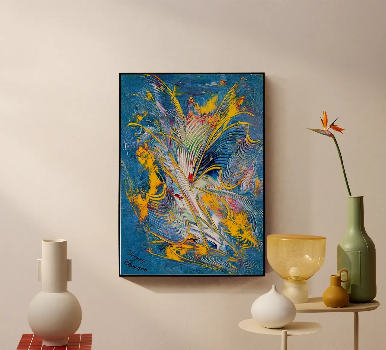 ideal gift 81 plexiglass da Thierry Vobmann Abstract painting