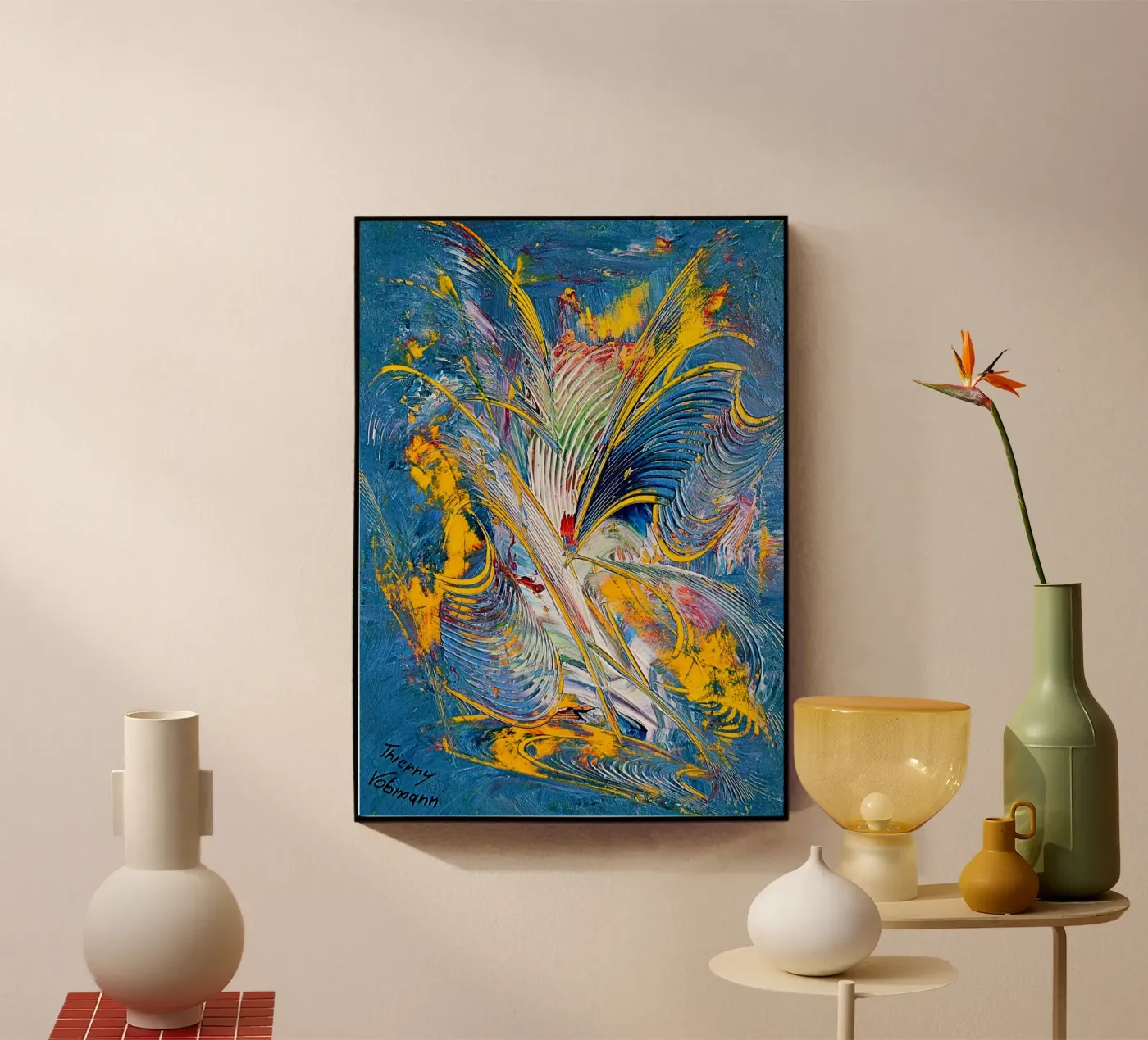 ideal gift 81 plexiglass da Thierry Vobmann Abstract painting