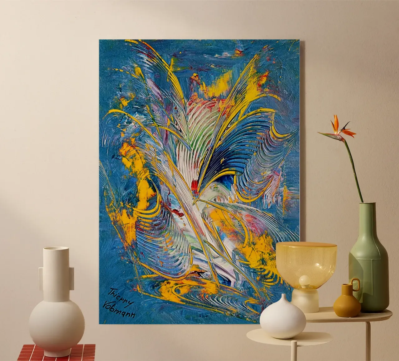 ideal gift 81 plexiglass da Thierry Vobmann Abstract painting