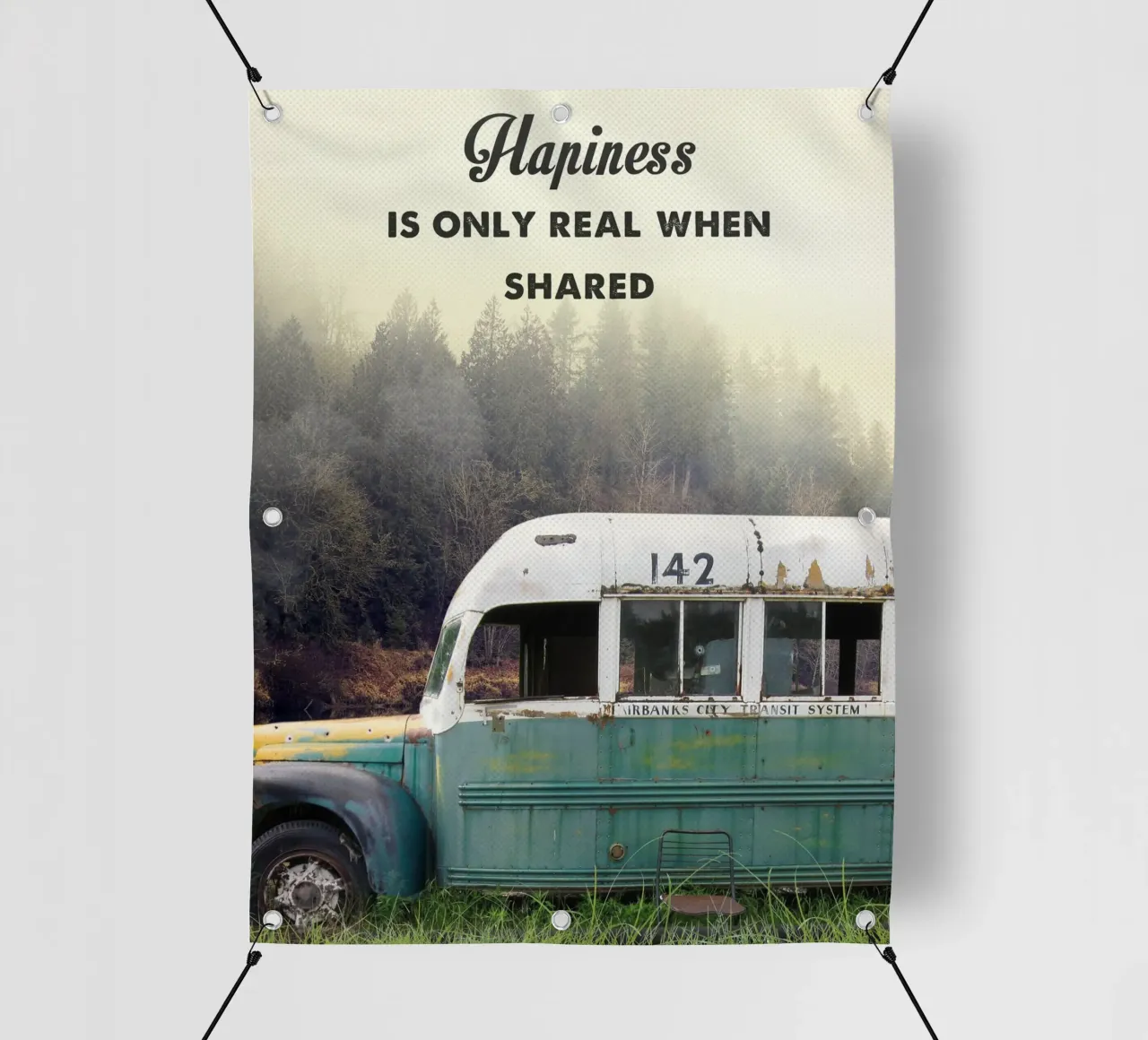 Into the wild telo in pvc da 2toastdesign