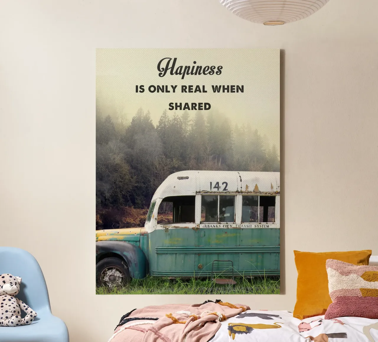 Into the wild tela con Cornice a cassetta da 2toastdesign