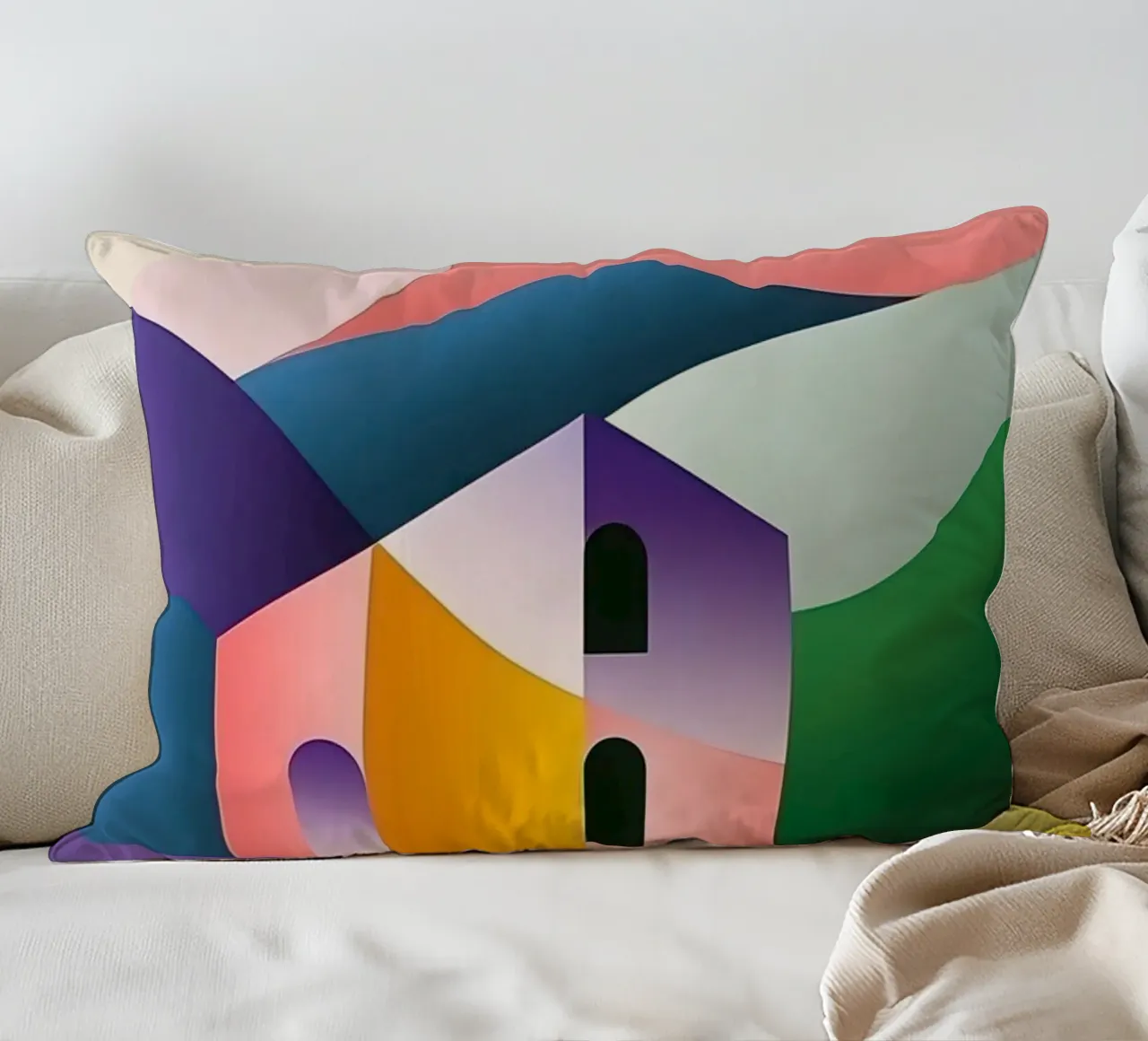 Paesaggio modulare cuscino da Geometric