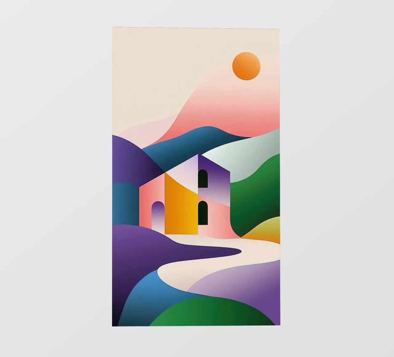 Paesaggio modulare telo in pvc da Geometric