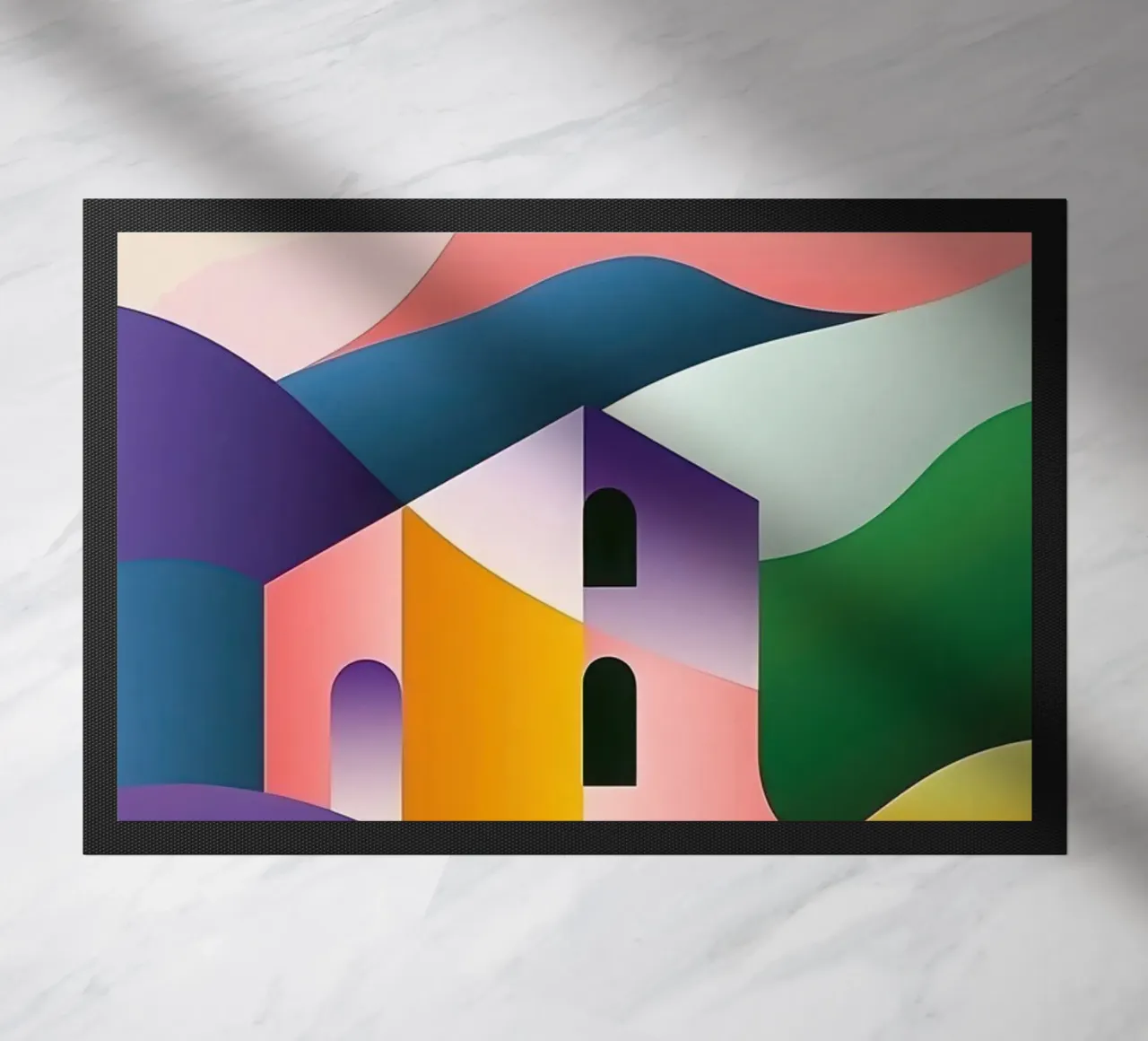 Modular landscape doormat by Geometric