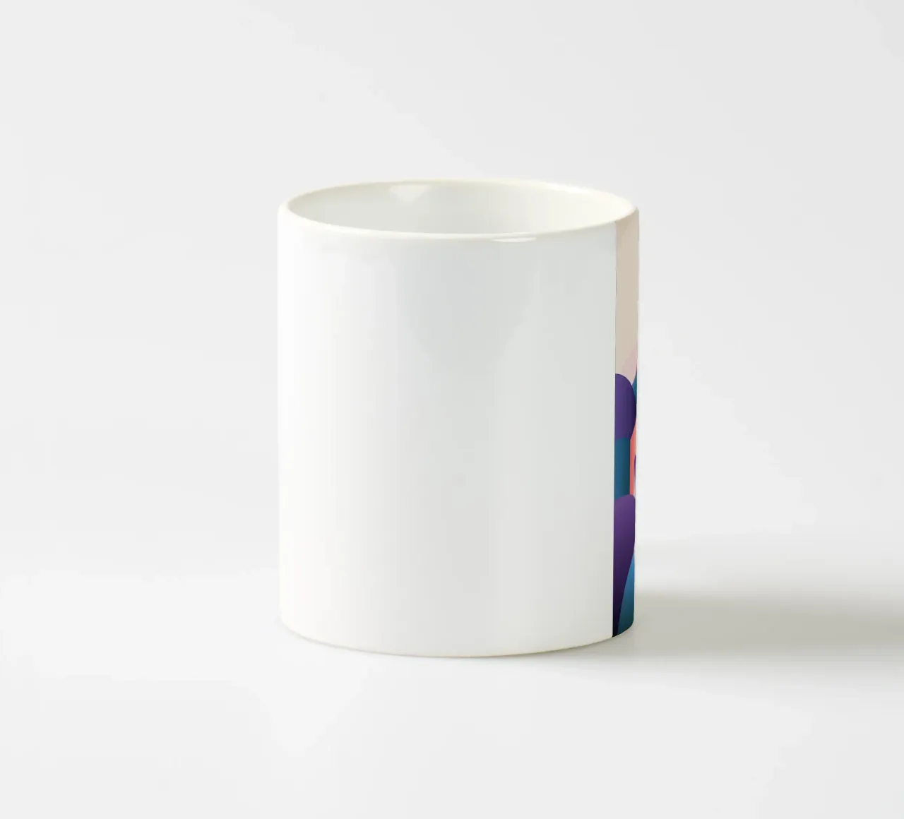Paesaggio modulare tazza in ceramica da Geometric