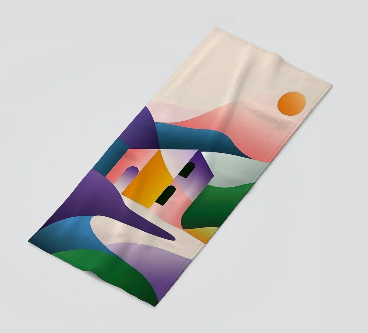 Paesaggio modulare telo mare da Geometric