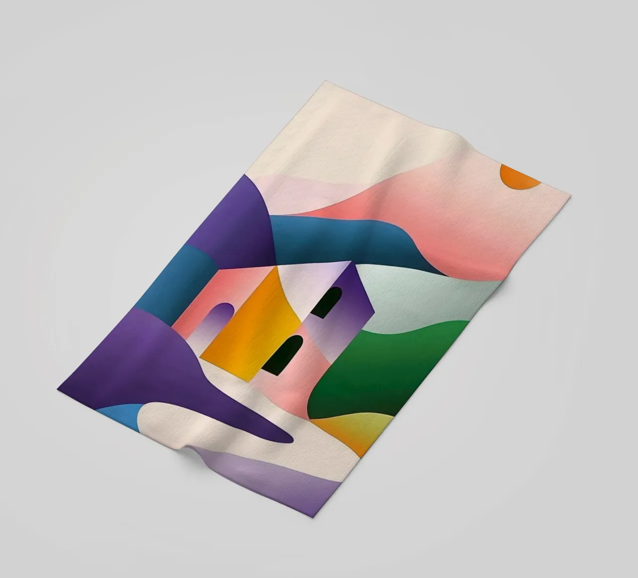 Paesaggio modulare telo mare da Geometric