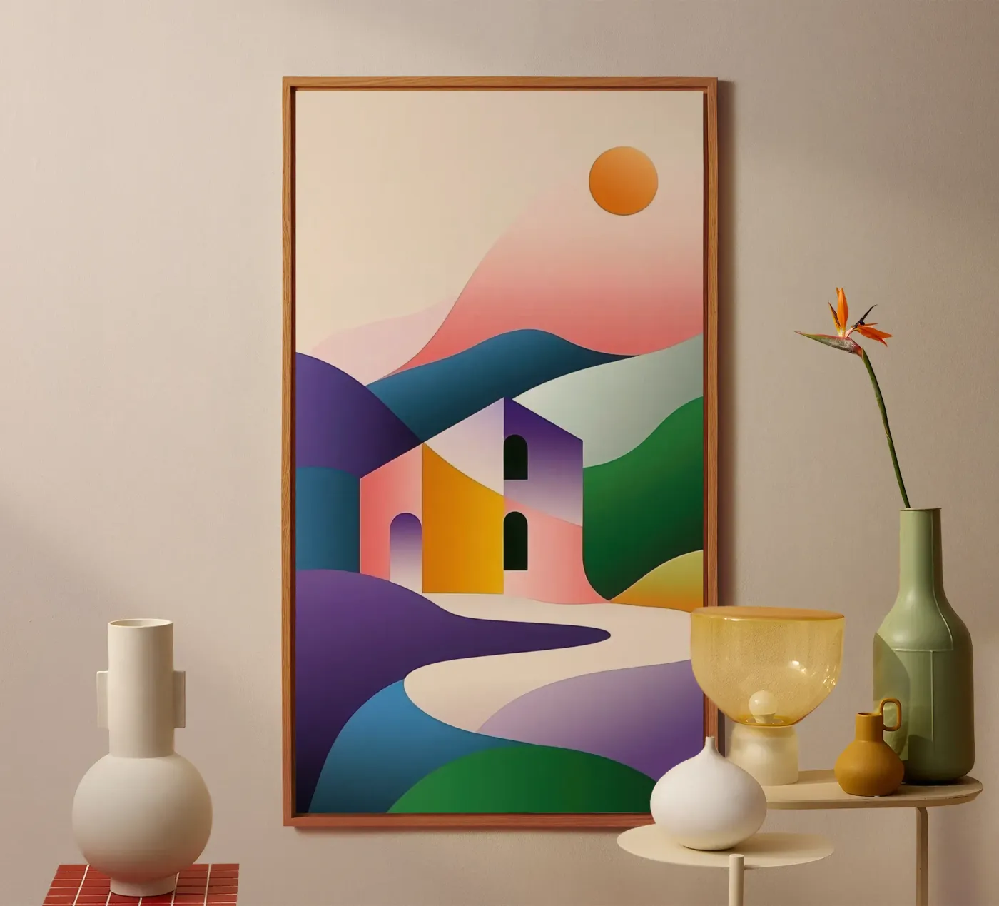 Paesaggio modulare pannello forex da Geometric