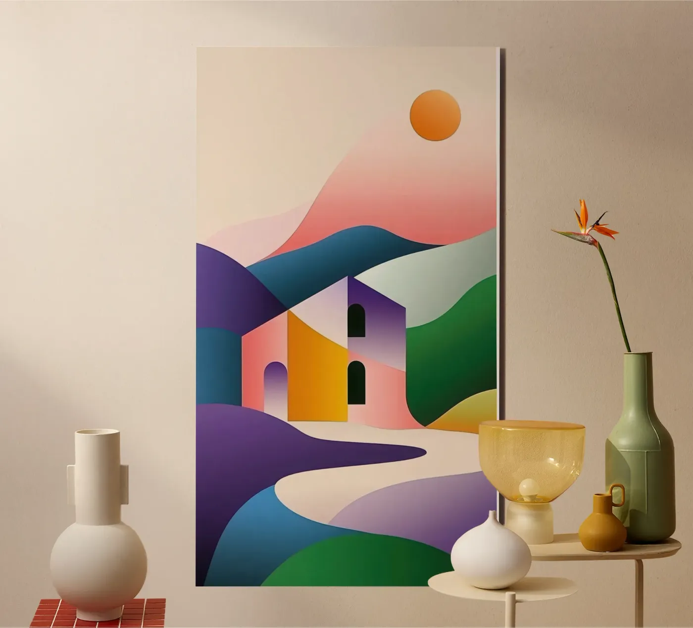 Paesaggio modulare pannello forex da Geometric