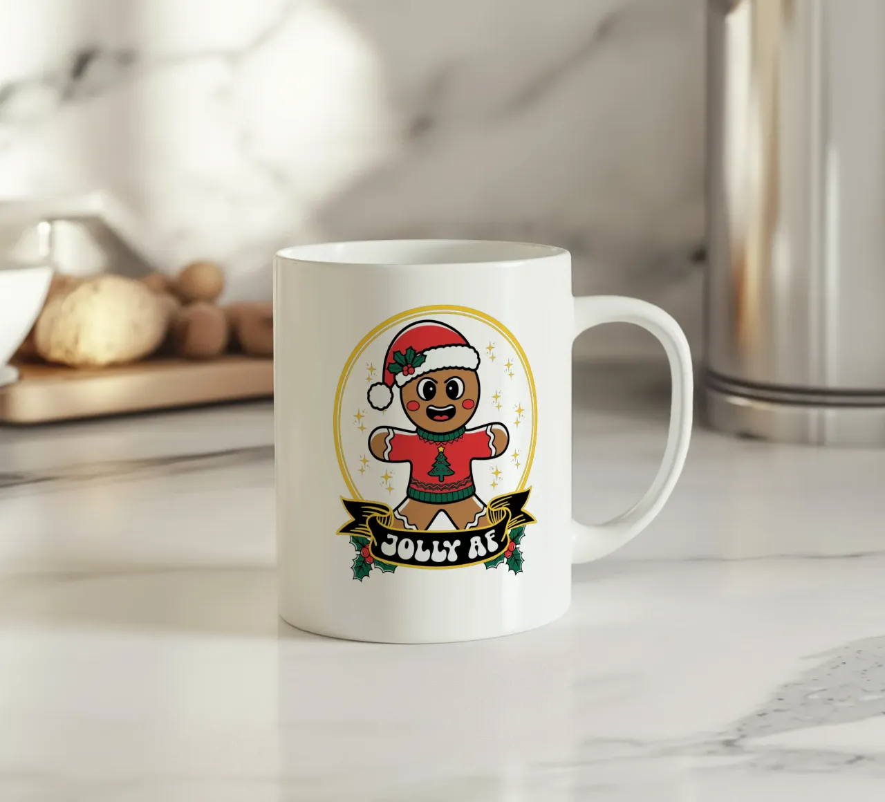 Jolly AF tazza in ceramica da edsonramosart