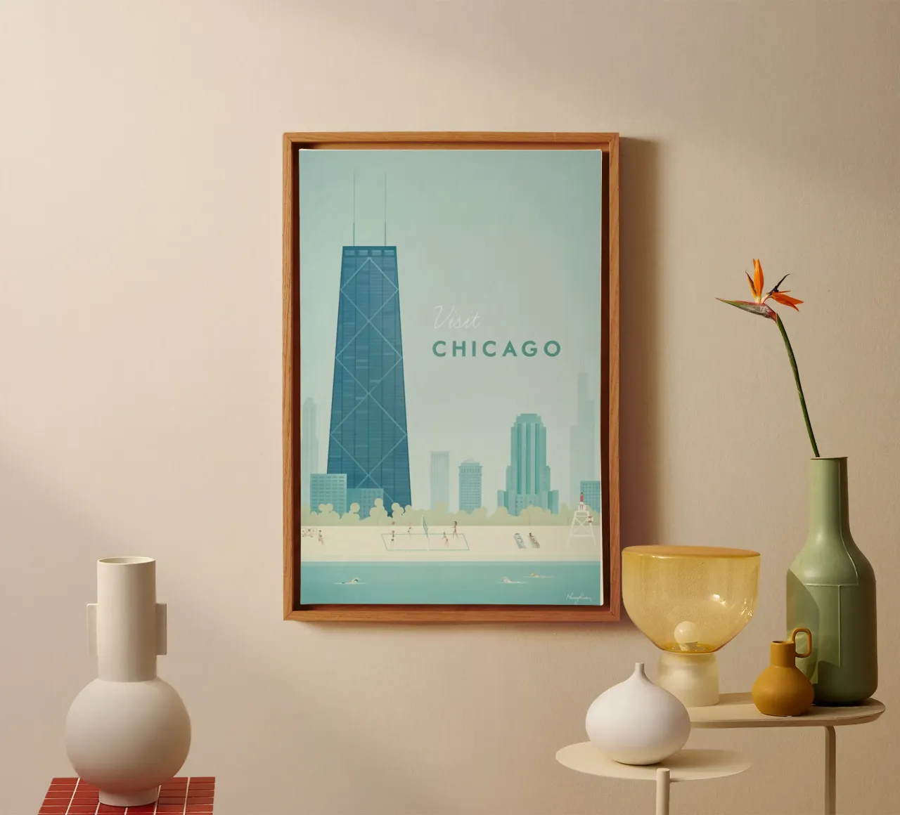 Chicago tela con Cornice a cassetta da Henry Rivers
