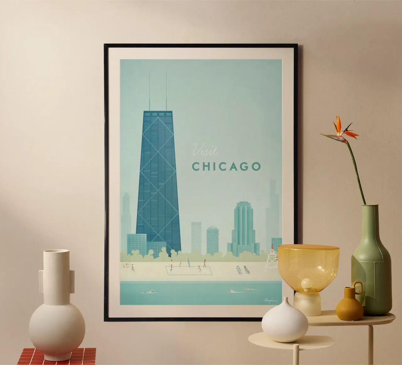 Chicago poster by Henry Rivers