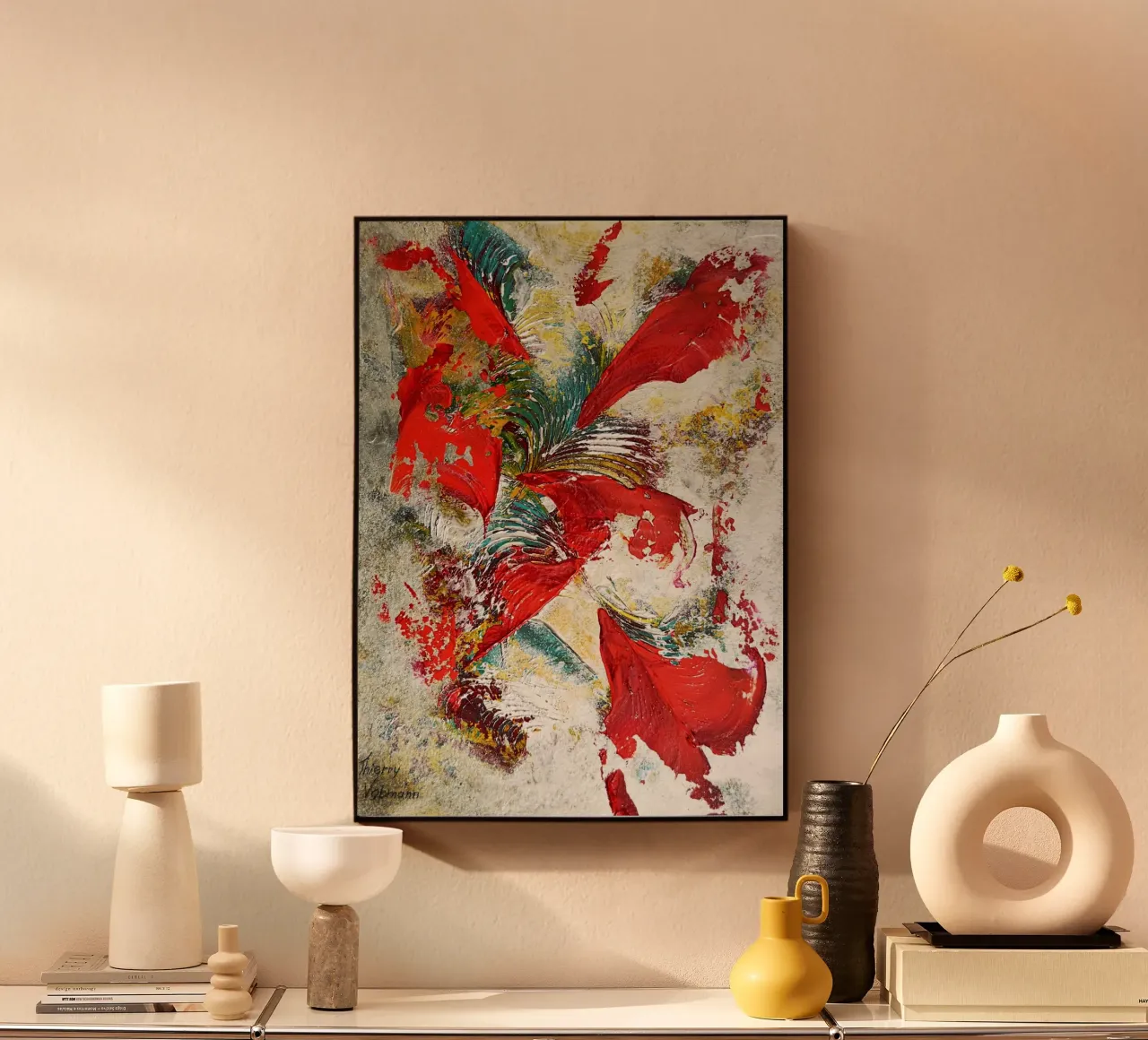 IDEAL GIFT 82 plexiglass da Thierry Vobmann Abstract painting
